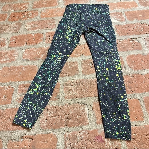 Lululemon Size 4 Base Pace HR Tight 25” Sparks Fly Multi SXFY Nulux Pant Run - Picture 3 of 14